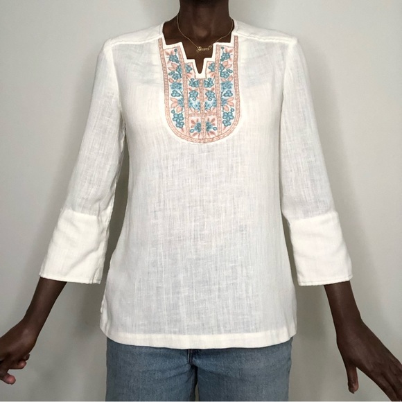 VINTAGE | RAG O’ MUFFIN Boho Hippie Tunic Blouse Top - Picture 3 of 8